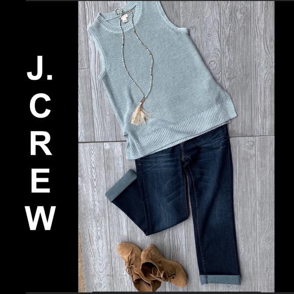 J. Crew Tops - EUC J.CREW Sleeveless Knit Top